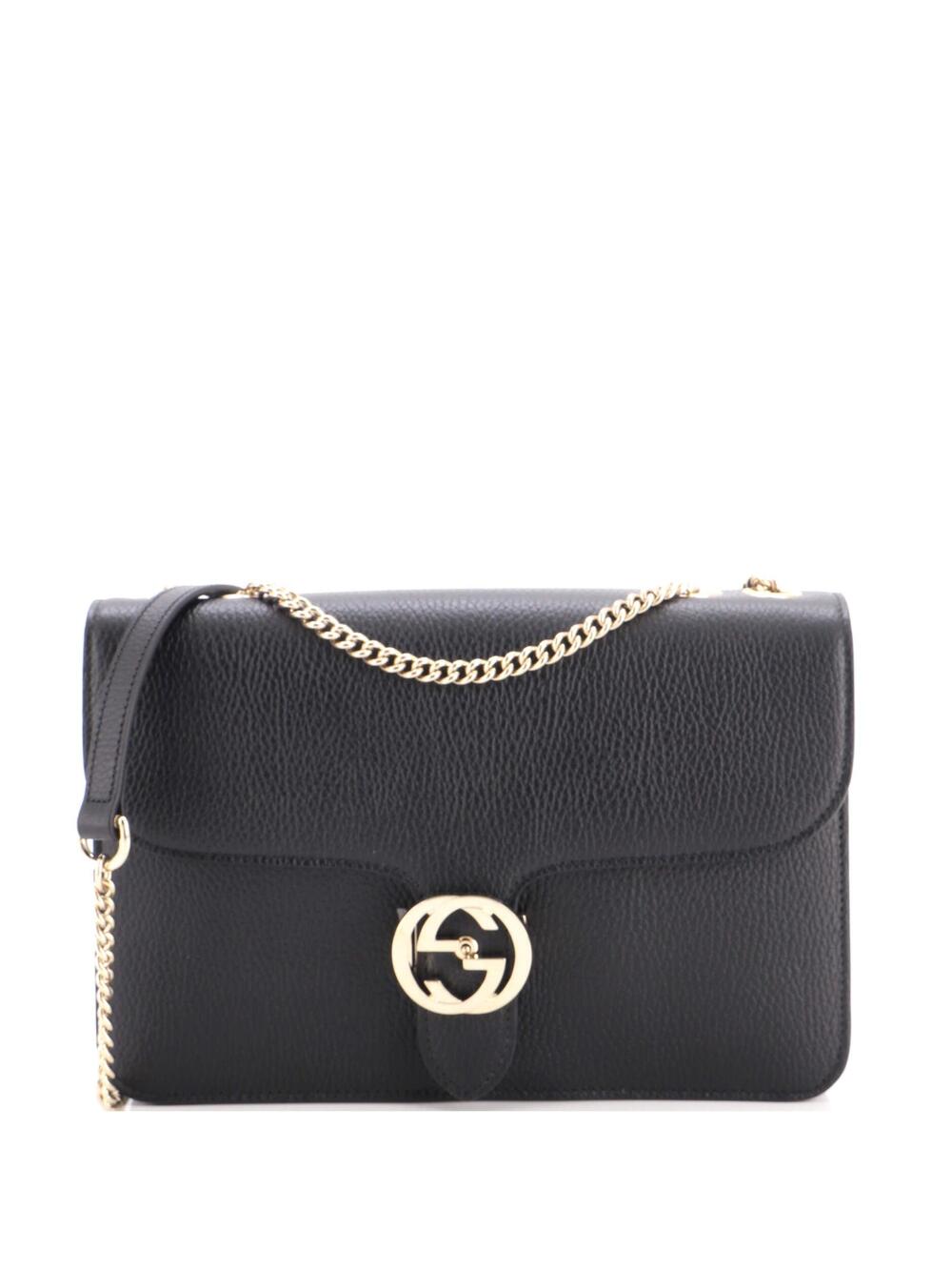 Gucci Interlocking Shoulder Bag Leather #351855G11B